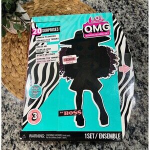 L.O.L. Surprise! O.M.G. Series 3 Da Boss Fashion Doll with 20 Surprises LOL NEW